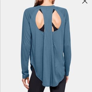 UA Open Back Studio Top NWT ( under Armour yoga)